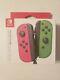Set Of Neon Pink & Neon Green Joy Con Controllers (nintendo Switch) / New In Box