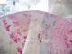 Shabby Beach Cottage Blue Pink Roses Chic Raspberry Toile Green Full Queen Quilt