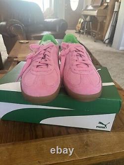 Size 11 PUMA Palermo Special Pink Delight Green