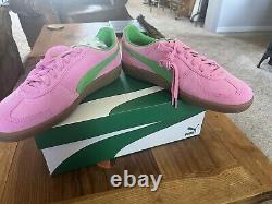 Size 11 PUMA Palermo Special Pink Delight Green