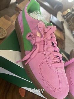 Size 11 PUMA Palermo Special Pink Delight Green