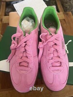 Size 11 PUMA Palermo Special Pink Delight Green