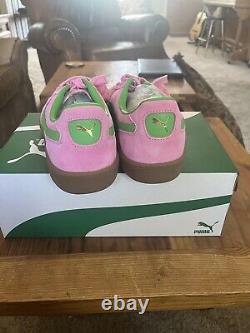 Size 11 PUMA Palermo Special Pink Delight Green