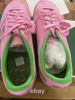 Size 11 PUMA Palermo Special Pink Delight Green