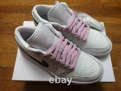 Size 7.5With6M, 8With6.5M Womens Air Jordan 1 Low SE Barely Green Pink IN HAND