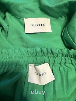 Sleeper Feather-Trim Party Pajama set NWOT