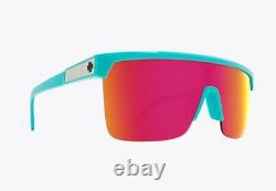 Spy Flynn 5050 Teal Sunglasses HD+ Grey Green Pink Spectra Lens