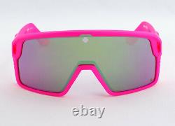Spy Monolith Sunglasses 6700000000151 Matte Neon Pink/Bronze Lt Green Mirror