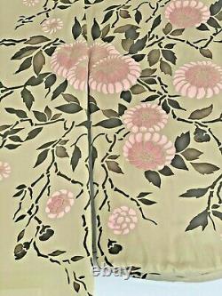 TOM FORD for GUCCI Kimono M 2003 Silk Green Pink Medium