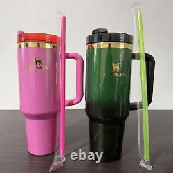 Target ELPHABA & GLINDA 40oz Tumbler Bundle Set Green and Pink