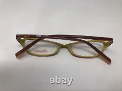 Thalia Eyeglasses Frames DELICIA AE Pink Green 52-16-135 Full Rim I320