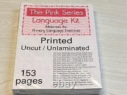 The Pink, Blue & Green Series 3 Language Kits Montessori Open-box i#10
