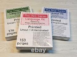 The Pink, Blue & Green Series 3 Language Kits Montessori Open-box item #6