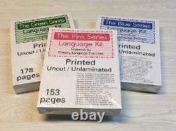 The Pink, Blue & Green Series 3 Language Kits Montessori Open-box item #6