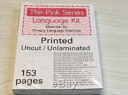 The Pink, Blue & Green Series all 3 Language Kits Montessori- (PRINTED)