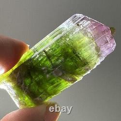 Tourmaline Pink Green Bi Coloured Crystal Paprok Afghanistan