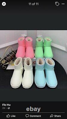 Uggs boots size 9 Pink And Green Available