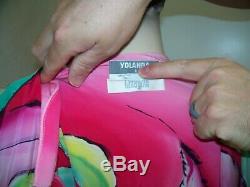 VTG NOS with Tags I. Magnin $720 Yolanda Lorente Pink Purple Green Blazer Cape L