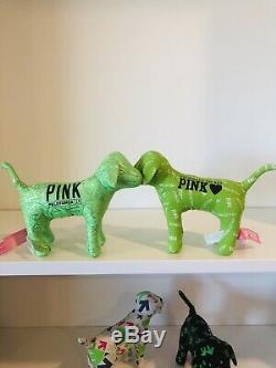 Victorias Secret PINK Pelotonia Dogs 2011 2013 2014 2015 Green Black RARE
