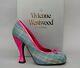 Vivienne Westwood Womens Pink And Green Tartan Shoes, Size 38, Uk 5