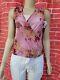 Wanko Size 36 Pink Red Green Floral Women's Cami Under, Tank Top $299.00 Nwt #d
