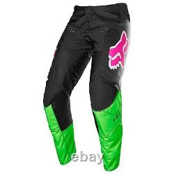 2020 Fox Racing 180 Motocross MX Pantalons Vélo Kit Jersey Fyce Mul Vert / Rose