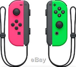 (2 Pack) Manettes Sans Fil Nintendo Joy-con (l / R) Nintendo Switch Rose-vert