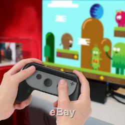 2-pack Poignée Pour Nintendo Controller Commutateur Joy-con Avec 2 Caps Joystick