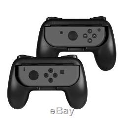 2-pack Poignée Pour Nintendo Controller Commutateur Joy-con Avec 2 Caps Joystick