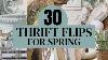 30 Spring Thrift Flips Diy Inspiration And Ideas Spring Decor