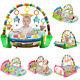 3 En 1 Baby Gym Play Mat Lay & Play Fitness Music And Lights Fun Piano Green