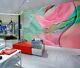 3d Pink Green Mix G7689 Fond D'écran Mural Autocollant Studio Metaflorica Honey