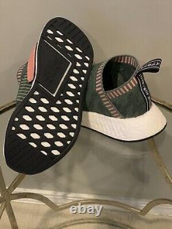 Adidas Femmes Nmd Cs2 Primeknit Trace Vert Rose By8781 Taille 5.5