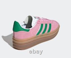 Adidas Women's Gazelle Bold IE0420 Rose vert décontracté