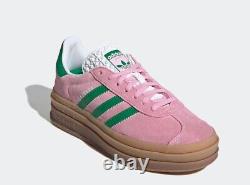 Adidas Women's Gazelle Bold IE0420 Rose vert décontracté