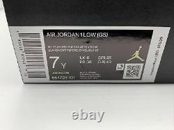 Air Jordan 1 Rétro Low Gs Taille 7y I W8.5 Blanc Vert Sarcelle Rose 554723 101