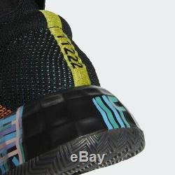 Basket-ball Adidas N3xt L3v3l Noir Imprimer Rose Vert Hommes Hoops Sneaker New Bb7803