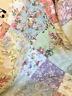 Belle Cozy Cottage Chic Country Rose Rose Vert Shabby Floral Quilt Set