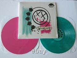 Blink 182 S/t 2xlp Pink Et Green Vinyl Rare Oup Pop Punk Non Playé