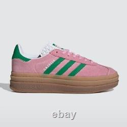 Chaussures Adidas Femme Gazelle Bold 'Rose Vrai/Vert' IE0420 Expeditedship