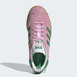 Chaussures Adidas Gazelle Bold pour femmes 'Rose Vrai/Vert' IE0420 Expédition express