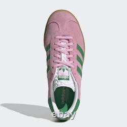 Chaussures Adidas Gazelle Bold pour femmes 'True Pink/Green' IE0420 Expédition accélérée