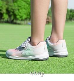 Chaussures de golf pour femmes antidérapantes légères respirantes et souples à dégradé de couleur