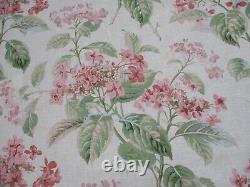 Colefax - Fowler Rideau Fabric’eloise Rose/green' 12 Mètres 100% Lin
