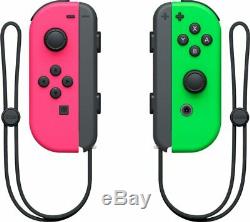 Console Nintendo Switch 32 Go Grise Avec Nouveau Rose Vert Joy-cons Hacskaaaa Enw37