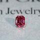 Diamant Rose Naturel Taillé En émeraude De 5 Carats Certifié De Qualité Couleur Vvs1/d + 1 Cadeau Gratuit
