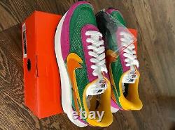 Ds Nike Sacai LD Waffle Pine Vert Rose Hommes Taille 9.5