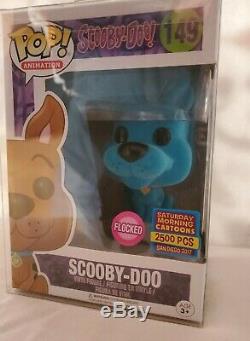 Funko Pop! Sdcc 2017 Floqués Scooby Doo # 149 Bleu, Rose, Green Set. Menthe