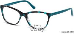 GUESS GU2673 Turquoise Havana 089 Monture de lunettes optiques en plastique 53-17-140 RX