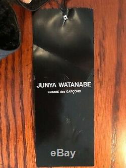 Junya Watanabe Brodé Jupe Longue Feuillage Rose Rouge Vert Tulle Noir M